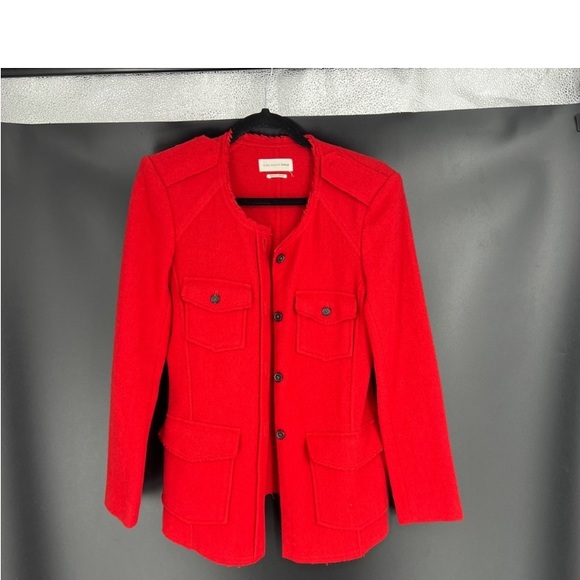 ISABEL MARANT BLAZER PREOWNED SIZE-38 US-6 RED - Picture 7 of 14